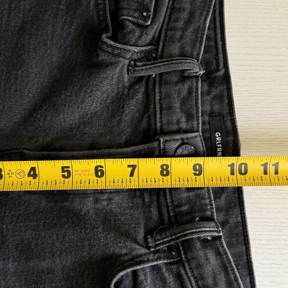 GRLFRND Tatum Mid-Rise Micro Boot Jeans Women Sz. 25 All Night Long Button Fly - Picture 14 of 16